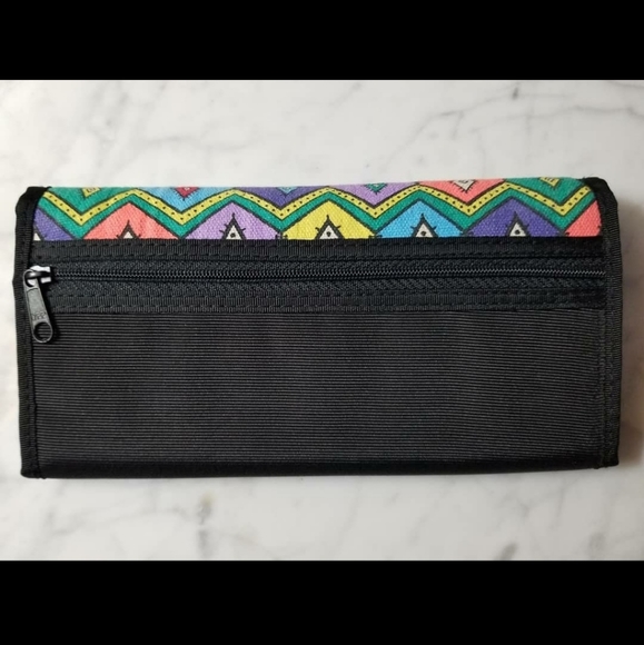 Vintage Mundi - Retro Patterned Velcro Wallet - Picture 2 of 3